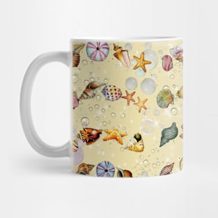 Yellow Seashell Mug